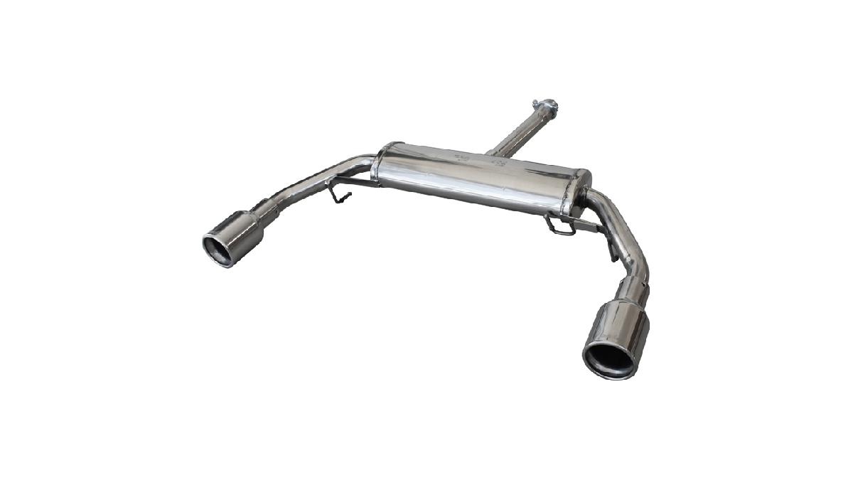 100%25+Inox+%C3%89chappement+Double+sur+mesure+pour+Alfa+Romeo+Giulietta+1.4T+Multiair+%28170cv%29+2010-+Droite%2FGauche+102mm+%28uniquement+avec+diffuseur+1750+TBi%29